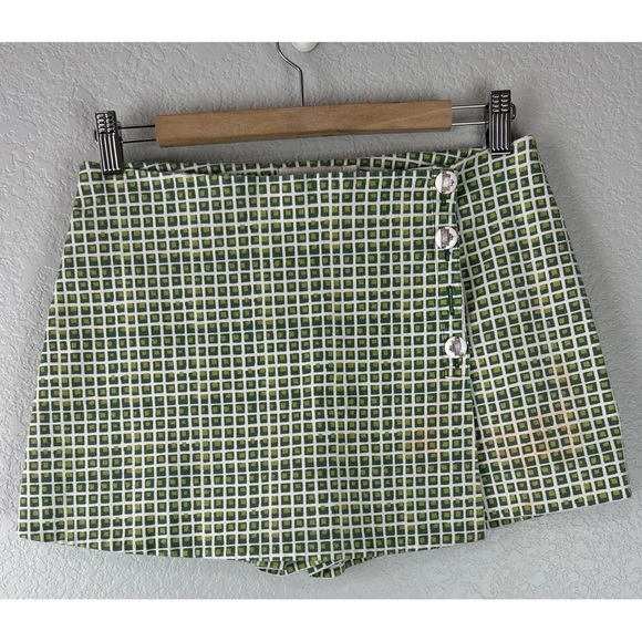 Tory Burch Marlene Faux-Wrap Textured Skort, size 2 - Picture 3 of 13